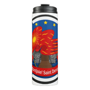 Patriot Emblem Vive la France Thermosbecher