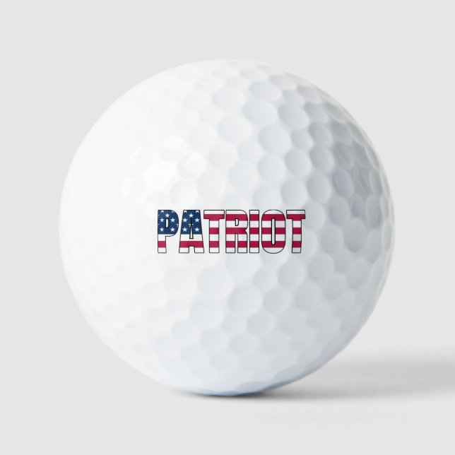 Patriot Flag Golfball (Vorderseite)
