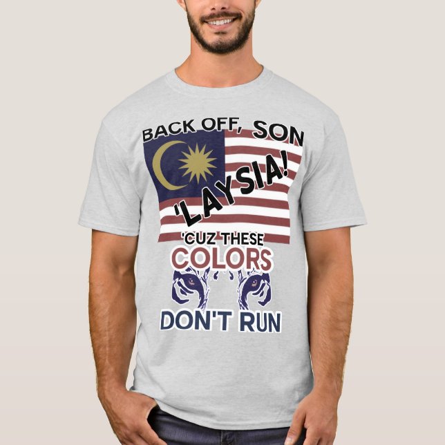 PATRIOT FLAG ROT WEISS UND BLAU T-Shirt (Vorderseite)