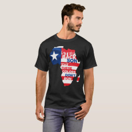 PATRIOT FLAG ROT WEISS UND BLAU T-Shirt