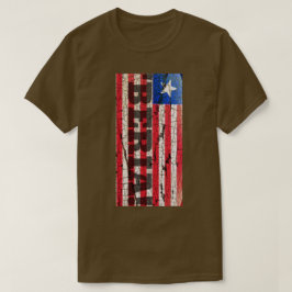PATRIOT FLAG ROT WEISS UND BLAU T-Shirt