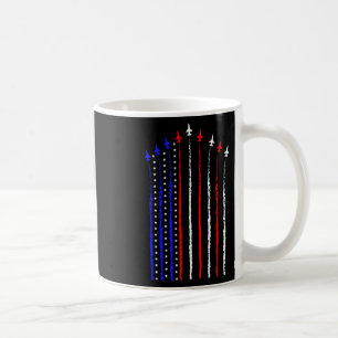 Patriot July 4. Fighter Jets Airplane USA Flag Ki Kaffeetasse