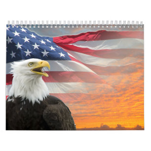 Patriot-Kalender schaffen gefüttert ab Kalender