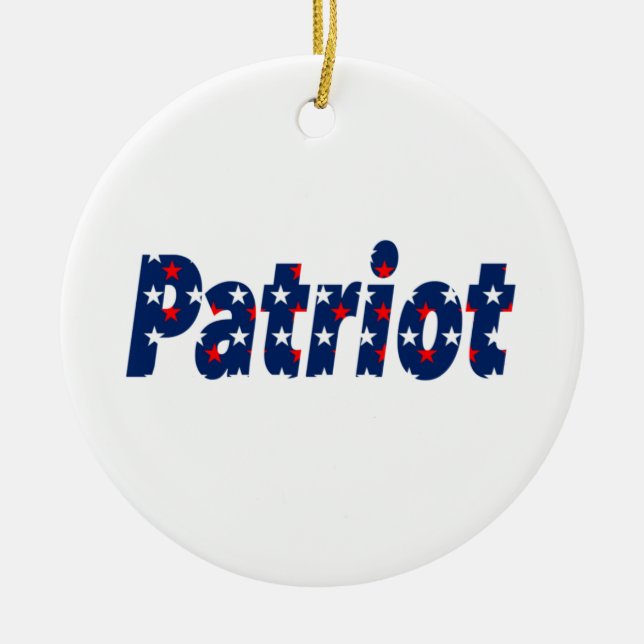 Patriot Keramik Ornament (Vorne)