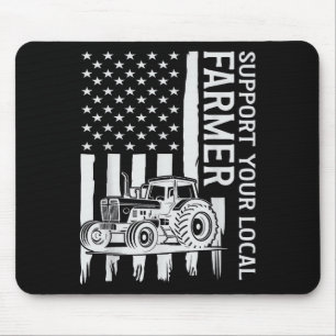 Patriot Landwirt Traktor USA-Flagge Landwirt Vater Mousepad
