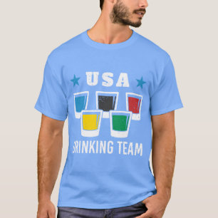 Patriot Olympic Usa Drinkingeam Beer Freund T-Shirt
