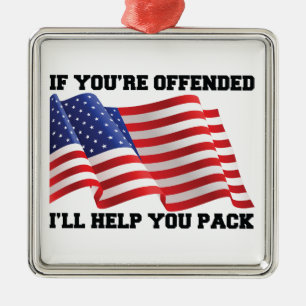 Patriot Ornament Aus Metall