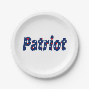 Patriot Pappteller
