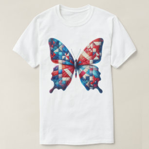 Patriot-Patchwork-Kunst T-Shirt