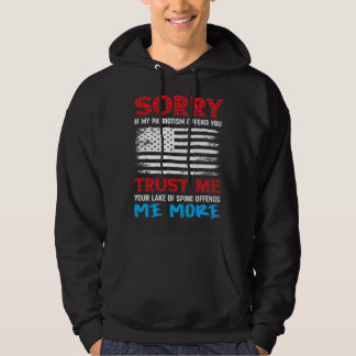 Patriot Patriotic Veteran Patriotismus Zitat Veter Hoodie