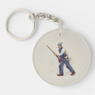 Patriot Québec Rebellion 1837-1838 Henri Julien Schlüsselanhänger