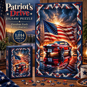 Patriot’s Drive Muscle Car 1.014-Teile-Puzzle
