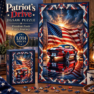 Patriot’s Drive Muscle Car 1.014-Teile-Puzzle