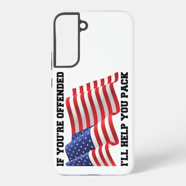 Patriot Samsung Galaxy Hülle (Rückseite)