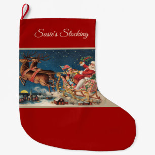 Patriot Santa Großer Weihnachtsstrumpf