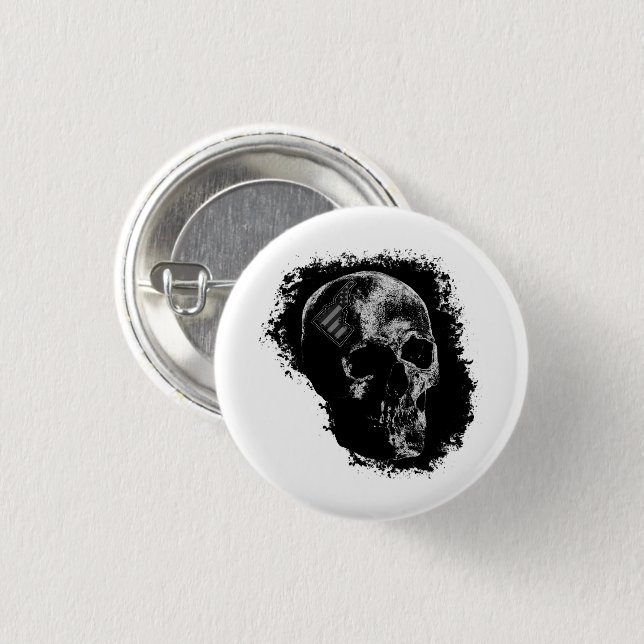 PATRIOT - SKULL VON IDAHO BUTTON (Vorne & Hinten)
