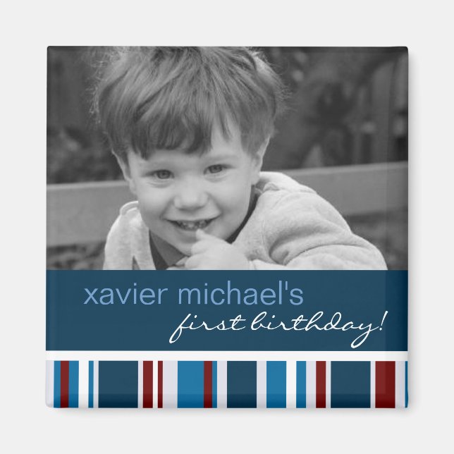 Patriot Strik Anniversaire Photo Magnet (Devant)