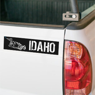 PATRIOT - STRIKENDE IDAHO - EINE SCHLECHTE BASIS AUTOAUFKLEBER