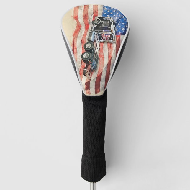 Patriot Trucker Golf Headcover (Vorderseite)