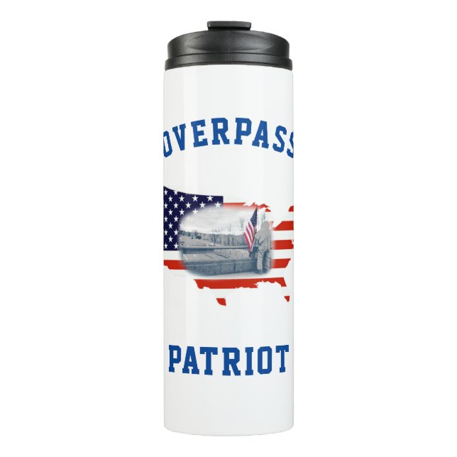 Patriot übergehen - 1 Thermischer Tumbler Thermosbecher (Vorderseite)