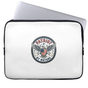 Patriot Von Natur Aus Patriotisch Kühnes Patriotis Laptopschutzhülle
