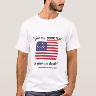 Patriote du Drapeau américain 4 juillet T-shirt dr