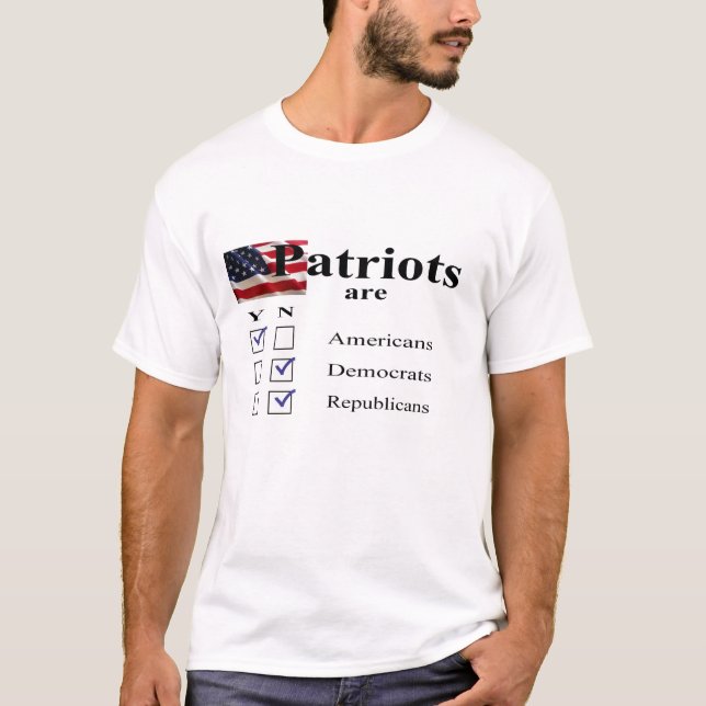 Patrioten sind Amerikaner T-Shirt (Vorderseite)