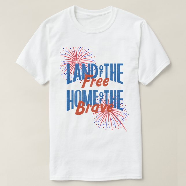 PATRIOTIC (4. JULI) ALLE Geschlechter, Größen T-Shirt (Design vorne)
