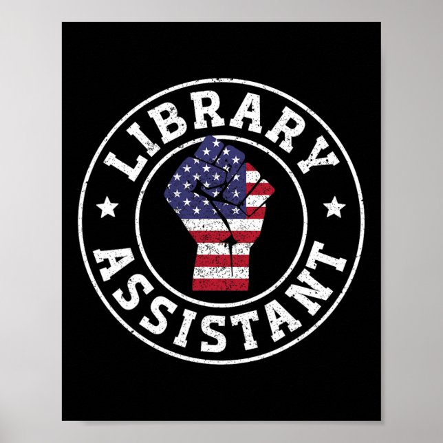 Patriotic 4. Juli Bibliothek Istant Poster (Vorne)