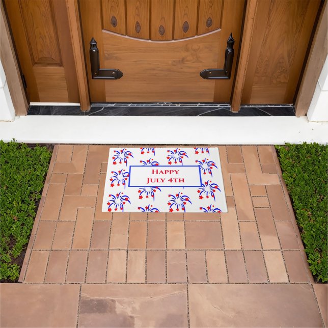Patriotic 4. Juli Doormat Fußmatte (Außenbereich)