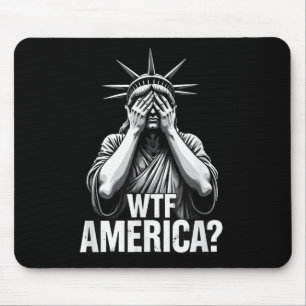 Patriotic 4. Juli Statue der Freiheit Wtf amerikan Mousepad