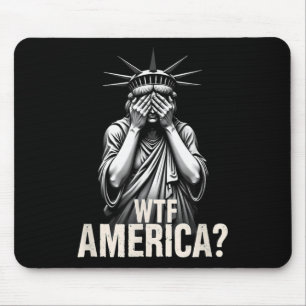 Patriotic 4. Juli Statue der Freiheit Wtf amerikan Mousepad