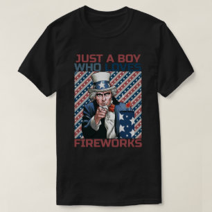 Patriotic 4. Juli Uncle Sam T-Shirt