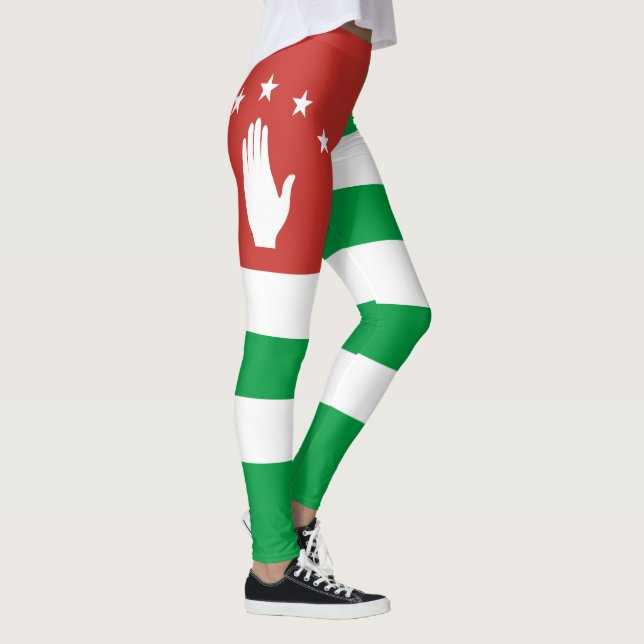 Patriotic Abchasia Flag Leggings (Rechts)