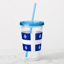 Patriotic Acrylic Tumbler mit der Flagge von Quebe Acryltrinkbecher