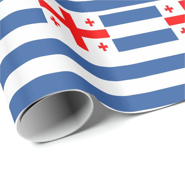 Patriotic Adjara Flag Geschenkpapier (Rolleneckpunkt)