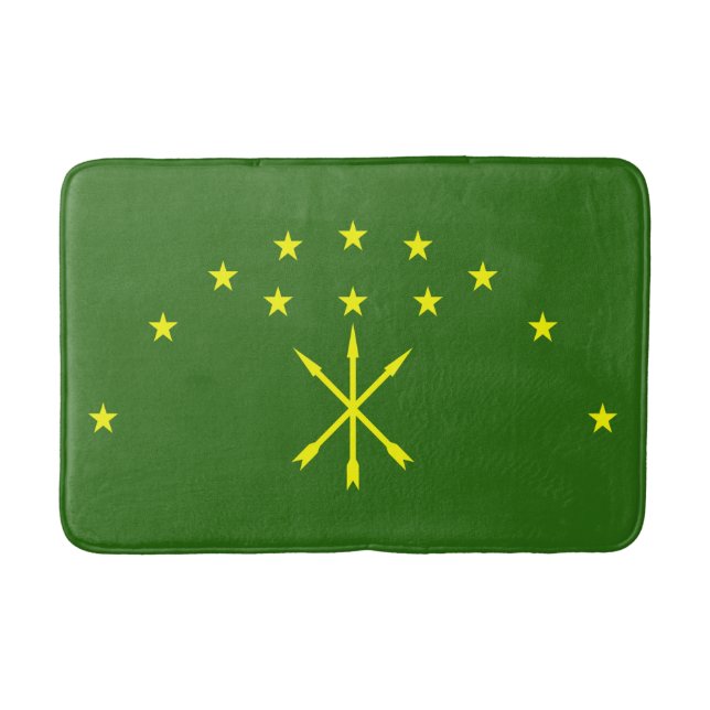 Patriotic Adygea Flag Badematte (Vorderseite)
