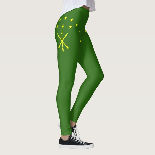 Patriotic Adygea Flag Leggings (Rechts)