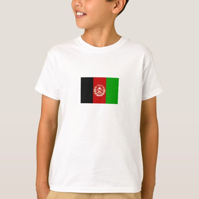 Patriotic Afghanistan Flag T-Shirt (Vorderseite)