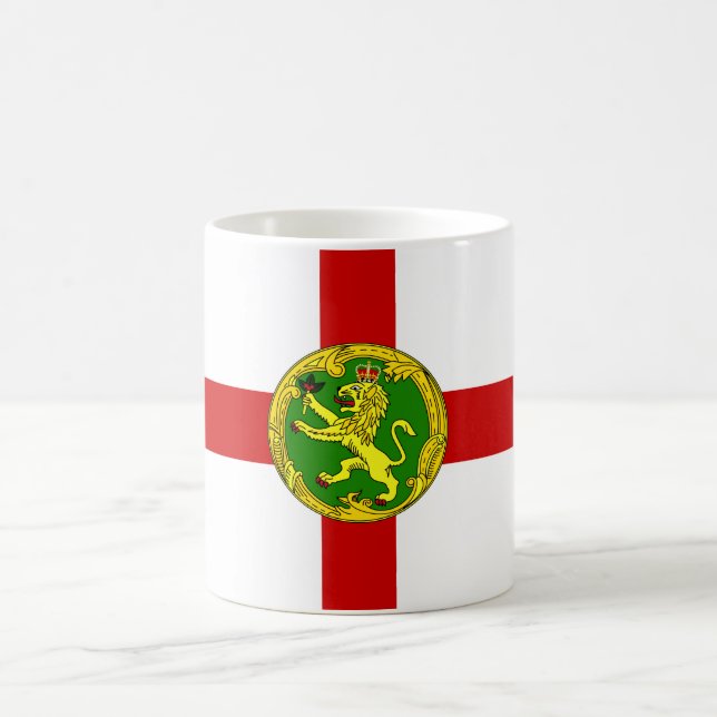 Patriotic Alderney Flag Kaffeetasse (Mittel)