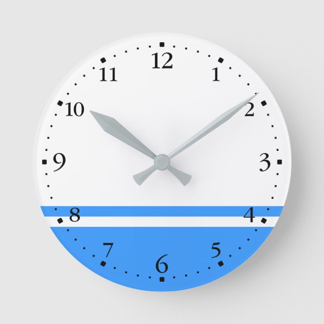 Patriotic Altai Republik Flagge Runde Wanduhr (Vorderseite)