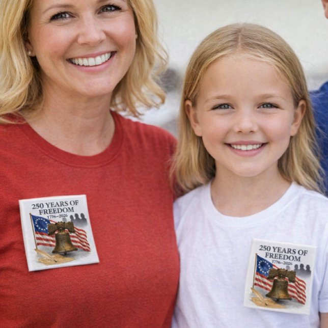 Patriotic America 250 Anniversary  Button (Von Creator hochgeladen)