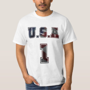 Patriotic America USA Nummer 1 T - Shirt