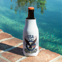 Patriotic American Eagle 250 Years 1776-2026 Flaschenkühler