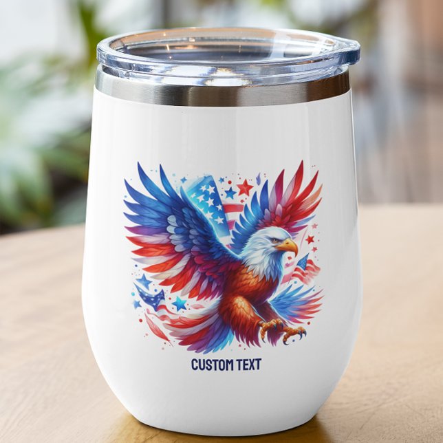 Patriotic American Eagle Red White Blue (Von Creator hochgeladen)