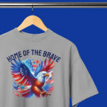 Patriotic American Eagle Red White Blue Tri-Blend Shirt<br><div class="desc">Rot weiß und blau patriotische American Eagle Illustration.</div>