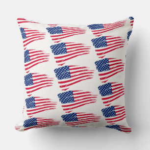 Patriotic American Flag Akzent Kissen