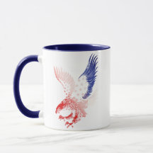 Patriotic American Flag Eagle