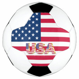 Patriotic American Flag Soccer Ball USA