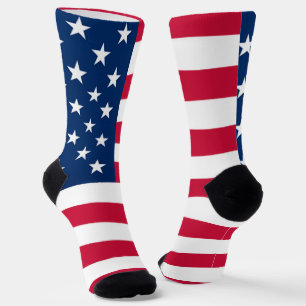 Patriotic American Flag Socks USA Socken